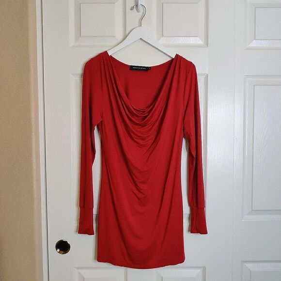 Naked Princess cowl neck mini sleep dress with thumbhole S - Picture 7 of 10